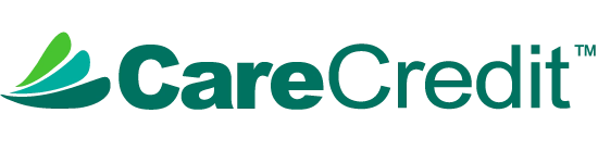 Green CareCredit logo.