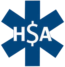 Blue HSA logo.