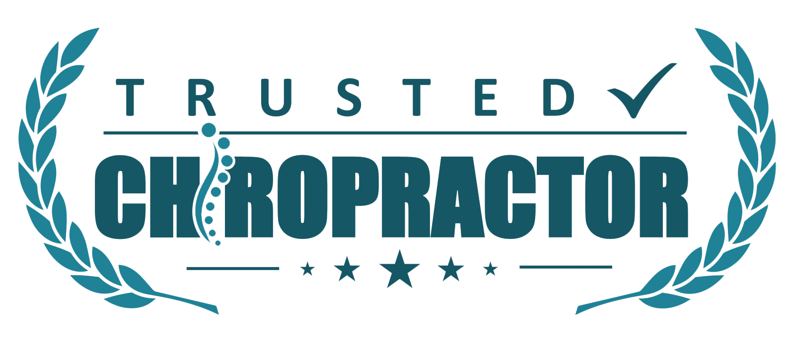 Teal Trusted Chiropractor Badge
