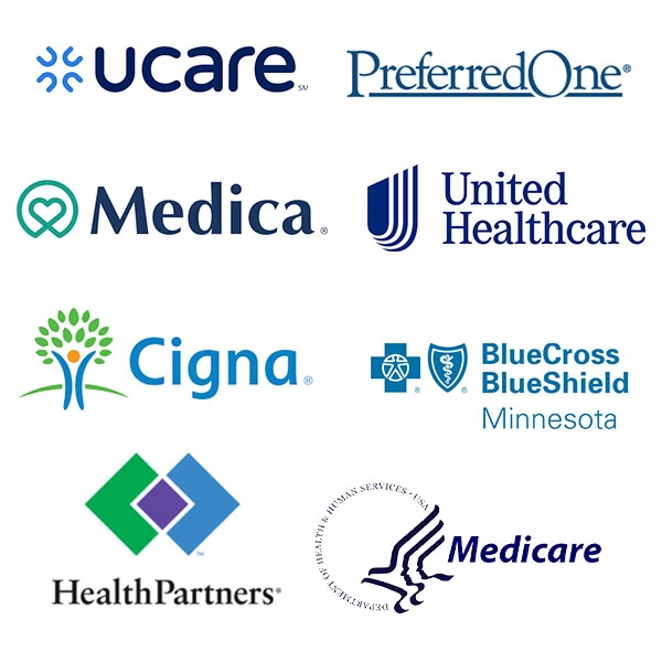 Chiropractic Maple Grove MN Insurance Coverage A photo grid of the insurances listed on this page.
