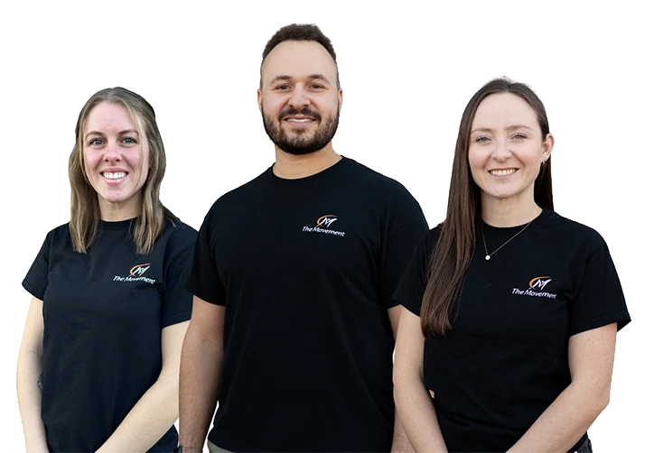 Hannah Willford, Kevin Jean, And Cydney Jean smiling in black shirts.